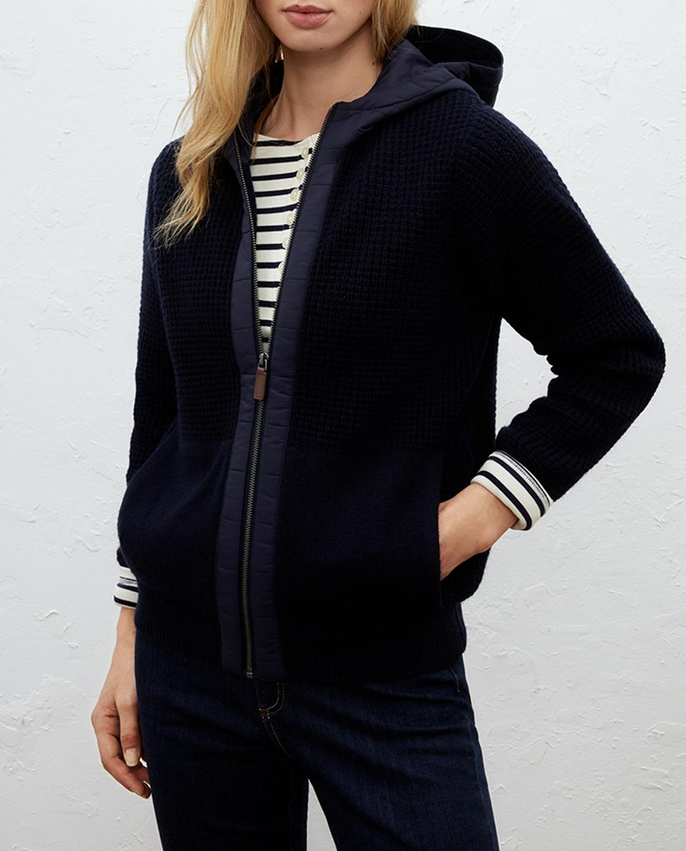 Imagen 0 de Chaqueta de punto combinada mujer