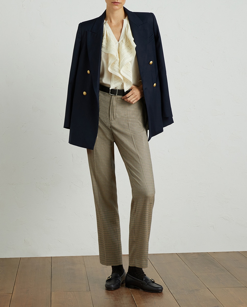 Pantalón de vestir con gomas de mujer — oferta en Primeriti