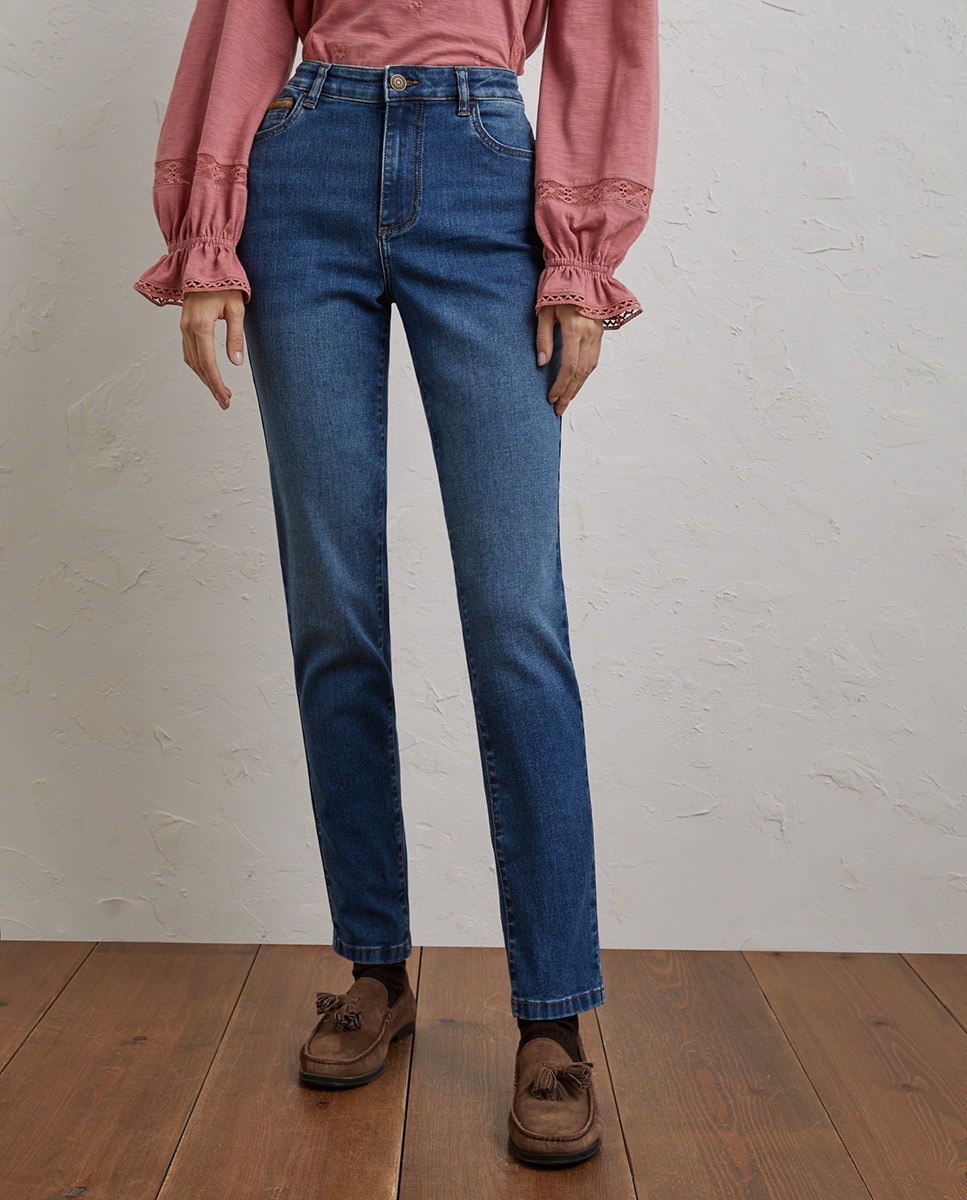 Vaquero de mujer pitillo cinta cerillero — oferta en Primeriti