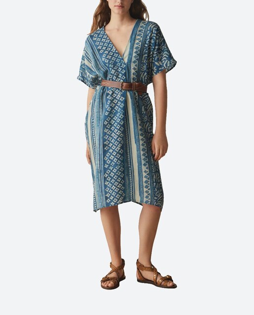 Imagen 0 de Vestido kaftán de manga corta