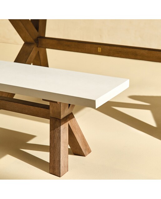 Imagen 0 de Banco de comedor de jardín de madera de acacia Keros El Corte Inglés