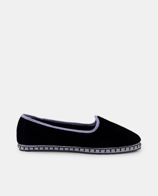 Imagen 0 de Zapato de terciopelo vivos a contraste