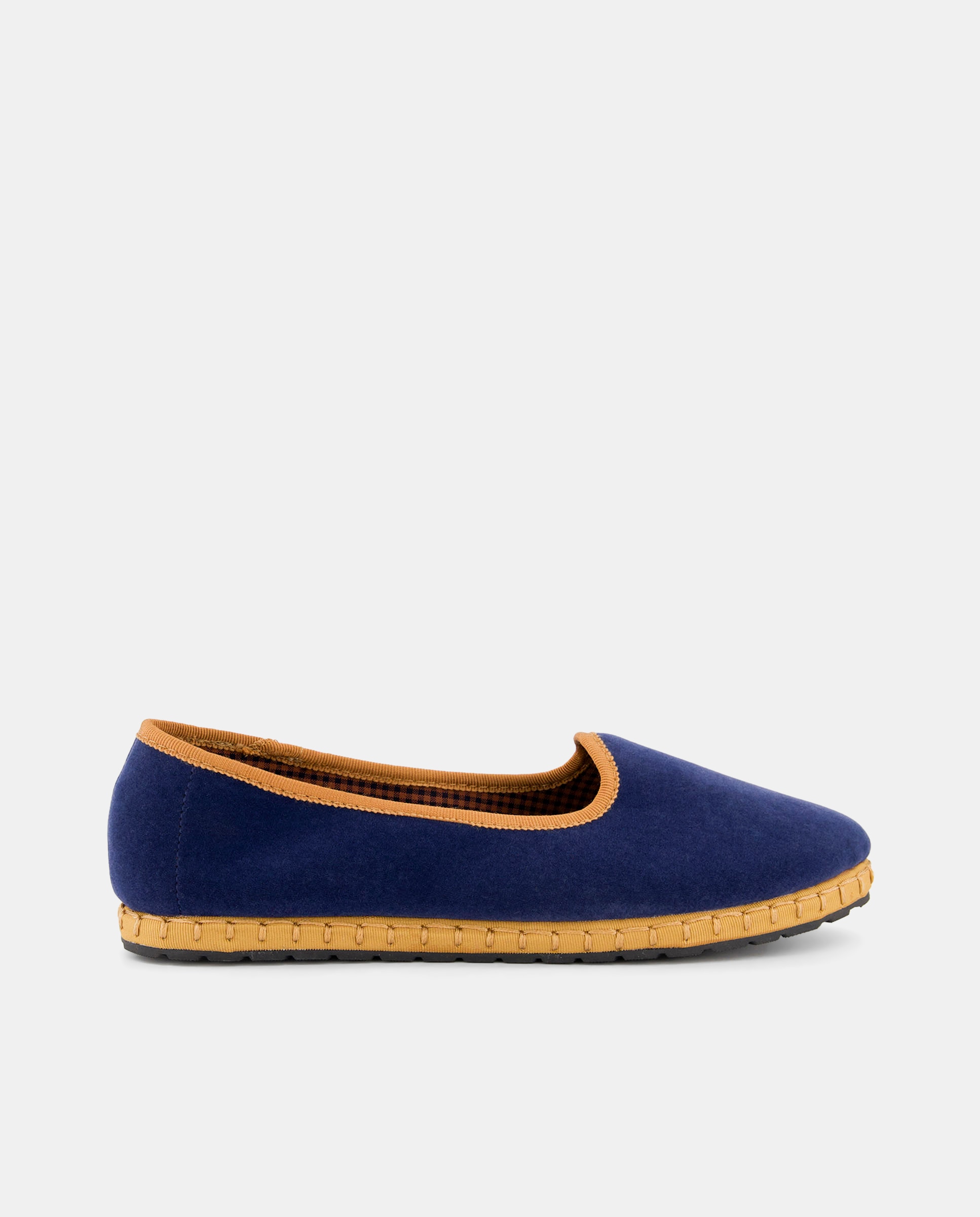 Imagen 0 de Zapatos mujer de terciopelo vivos a contraste