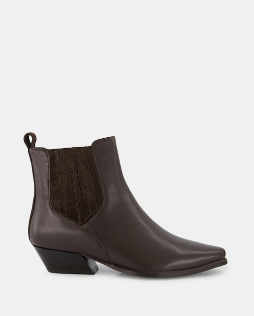 Imagen 0 de Botín de mujer tipo cowboy combinado