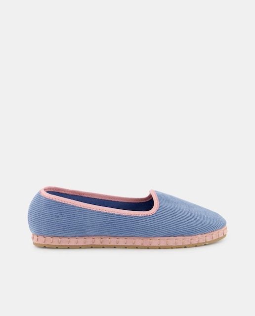 Imagen 0 de Zapatilla de pana vivos a contraste