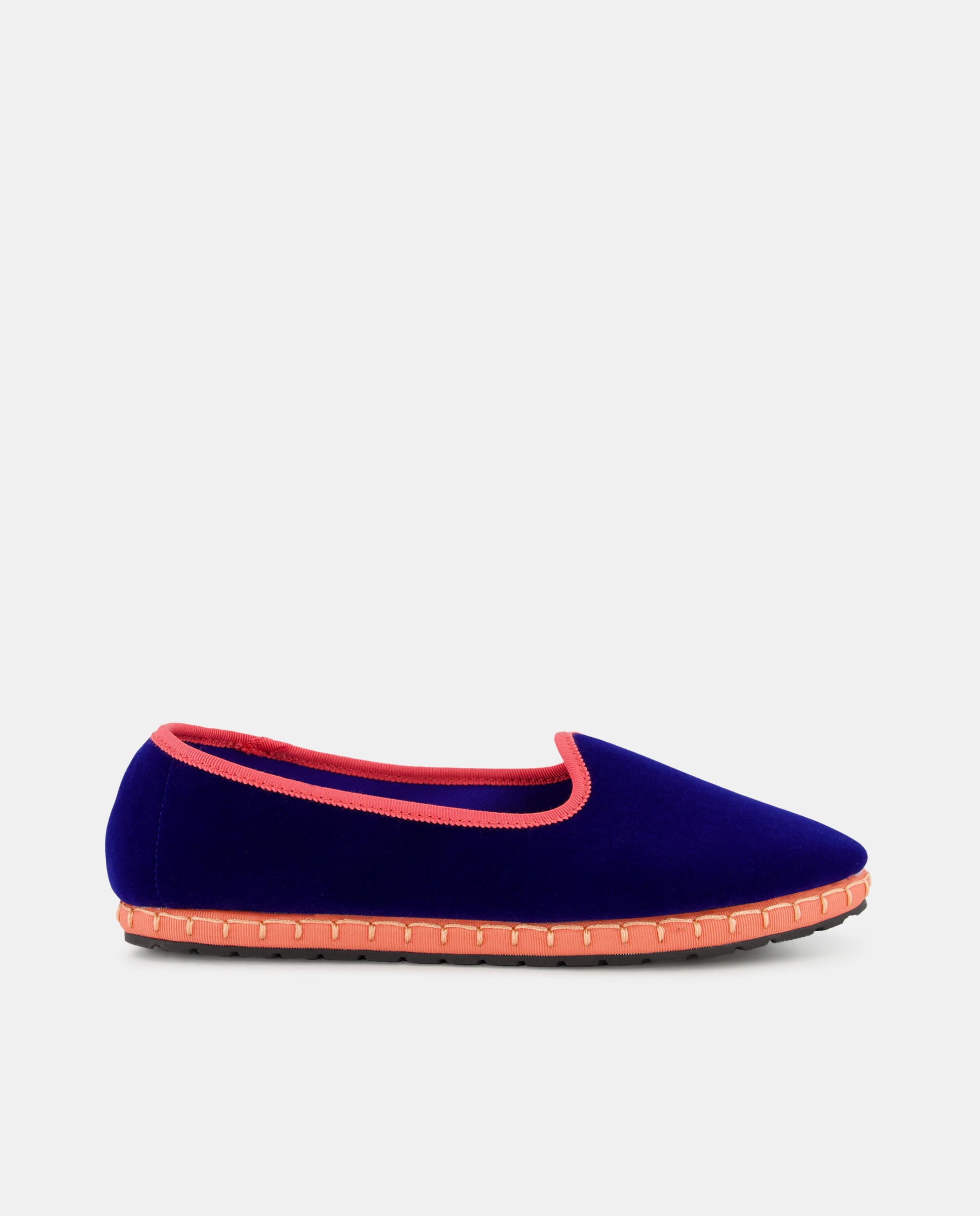 Imagen 0 de Zapato de terciopelo vivos a contraste