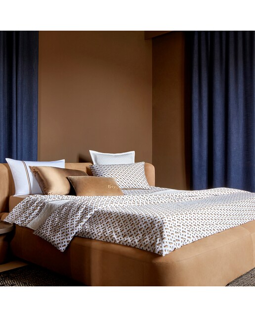 Imagen 0 de Funda nórdica satén de algodón Bmonogram Hugo Boss