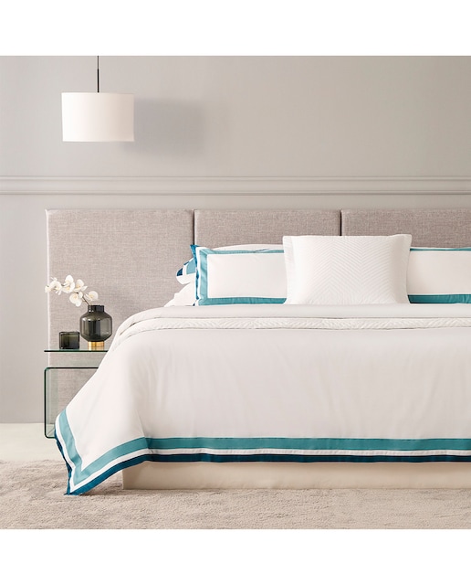 Imagen 0 de Juego de funda nórdica satén de algodón egipcio mercerizado 300 hilos Empire Bassols