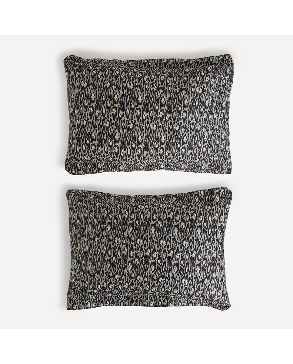 Imagen 0 de Juego de 2 fundas de almohada algodón Pop Leo Roberto Cavalli
