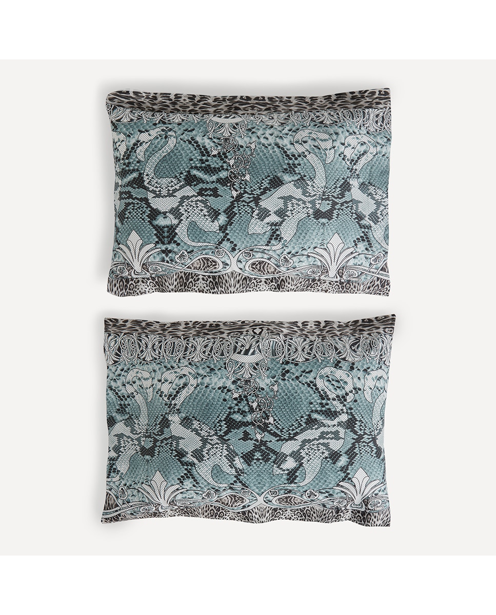 Imagen 0 de Juego de 2 fundas de almohada algodón Liberty Roberto Cavalli