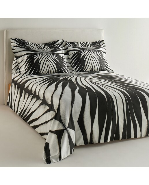 Imagen 0 de Juego de funda nórdica algodón Black and White Roberto Cavalli