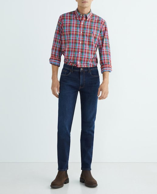 Imagen 0 de Camisa de hombre regular fit de algodón