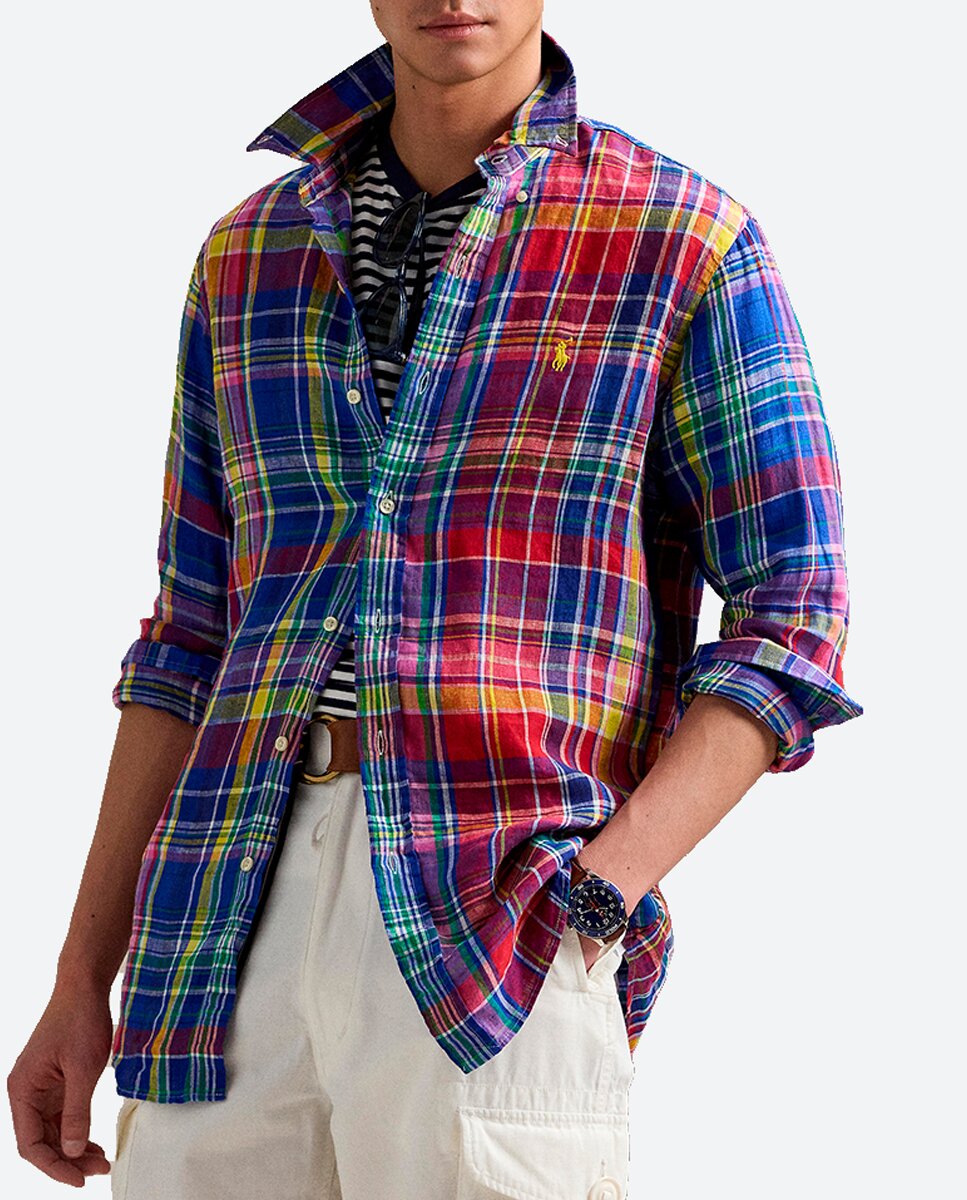 Imagen 0 de Camisa de hombre de lino Regular fit