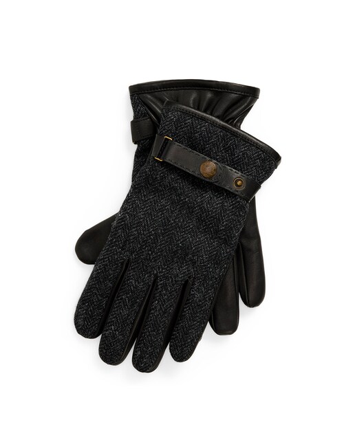 Imagen 0 de Guantes de hombre híbridos de piel