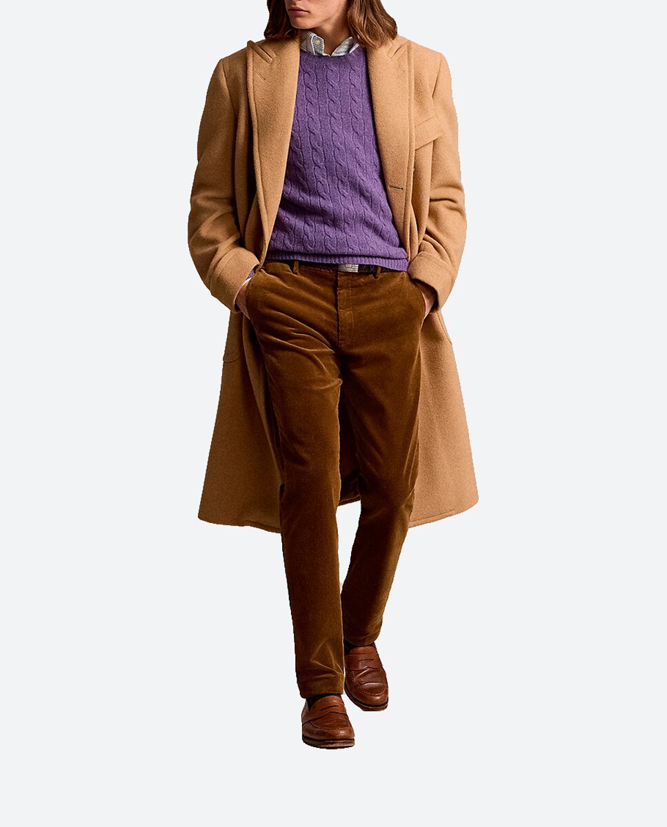 Imagen 0 de Pantalón de pana de hombre slim fit