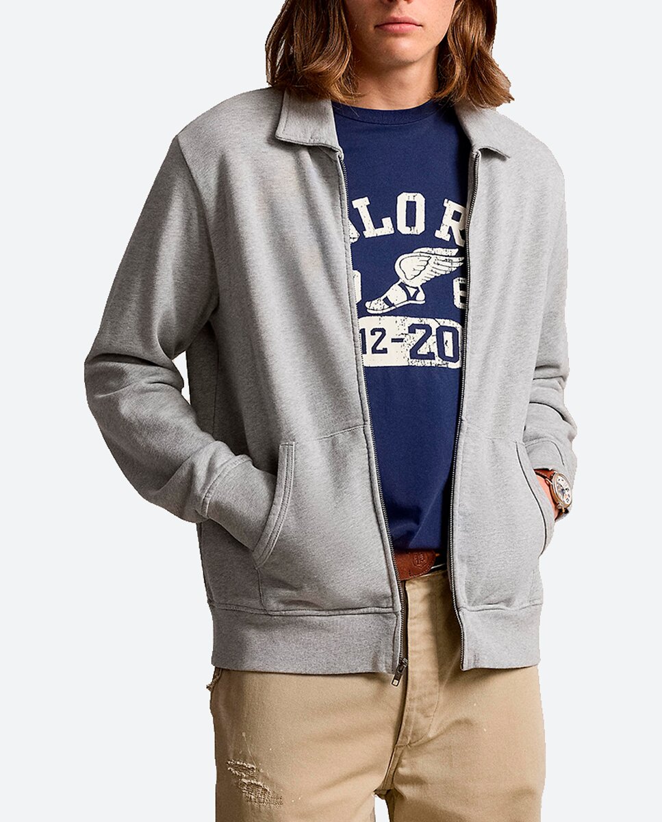 Imagen 0 de Chaqueta de hombre en tejido de rizo de algodón