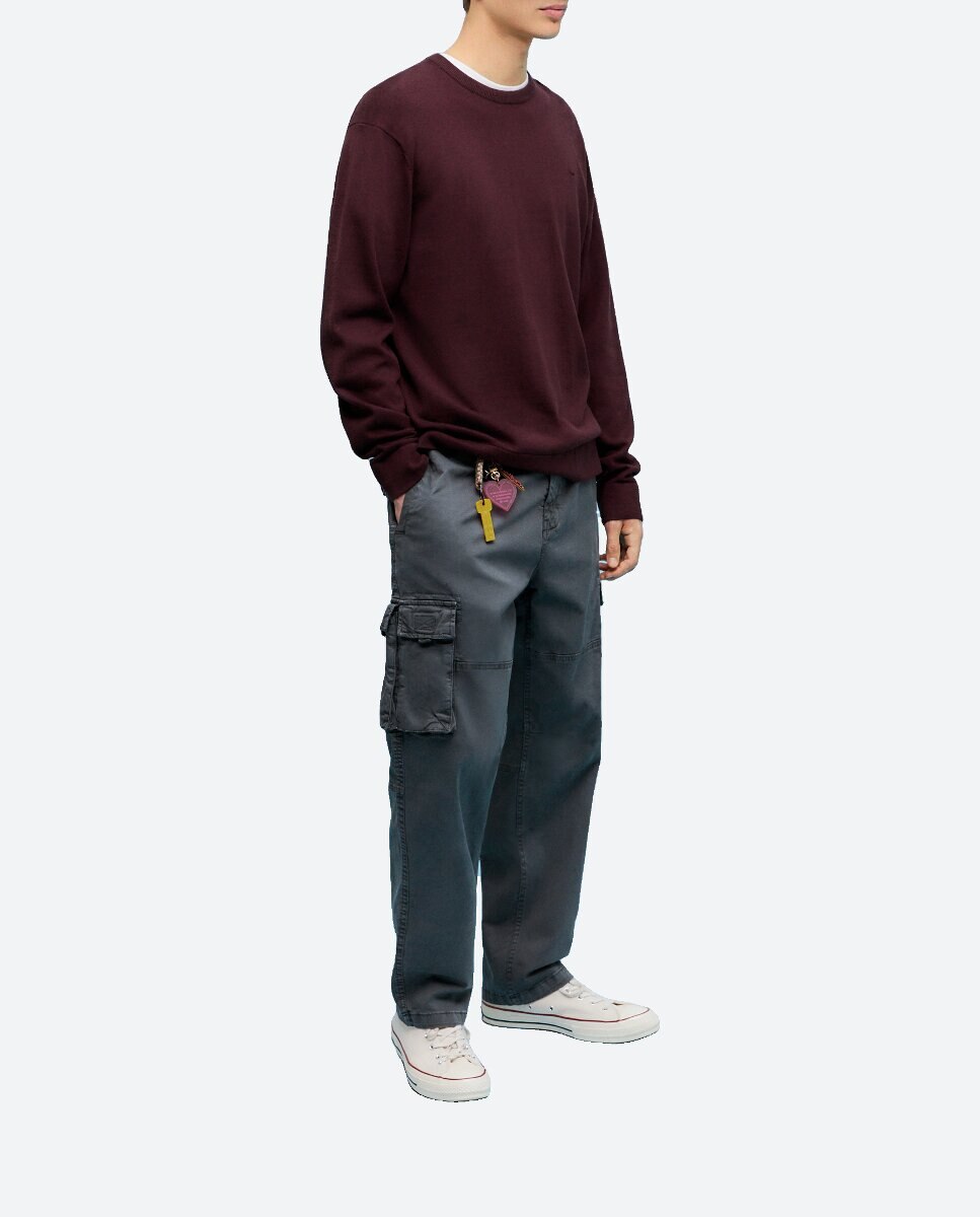 Imagen 0 de Pantalón multibolsillos de algodón fit regular