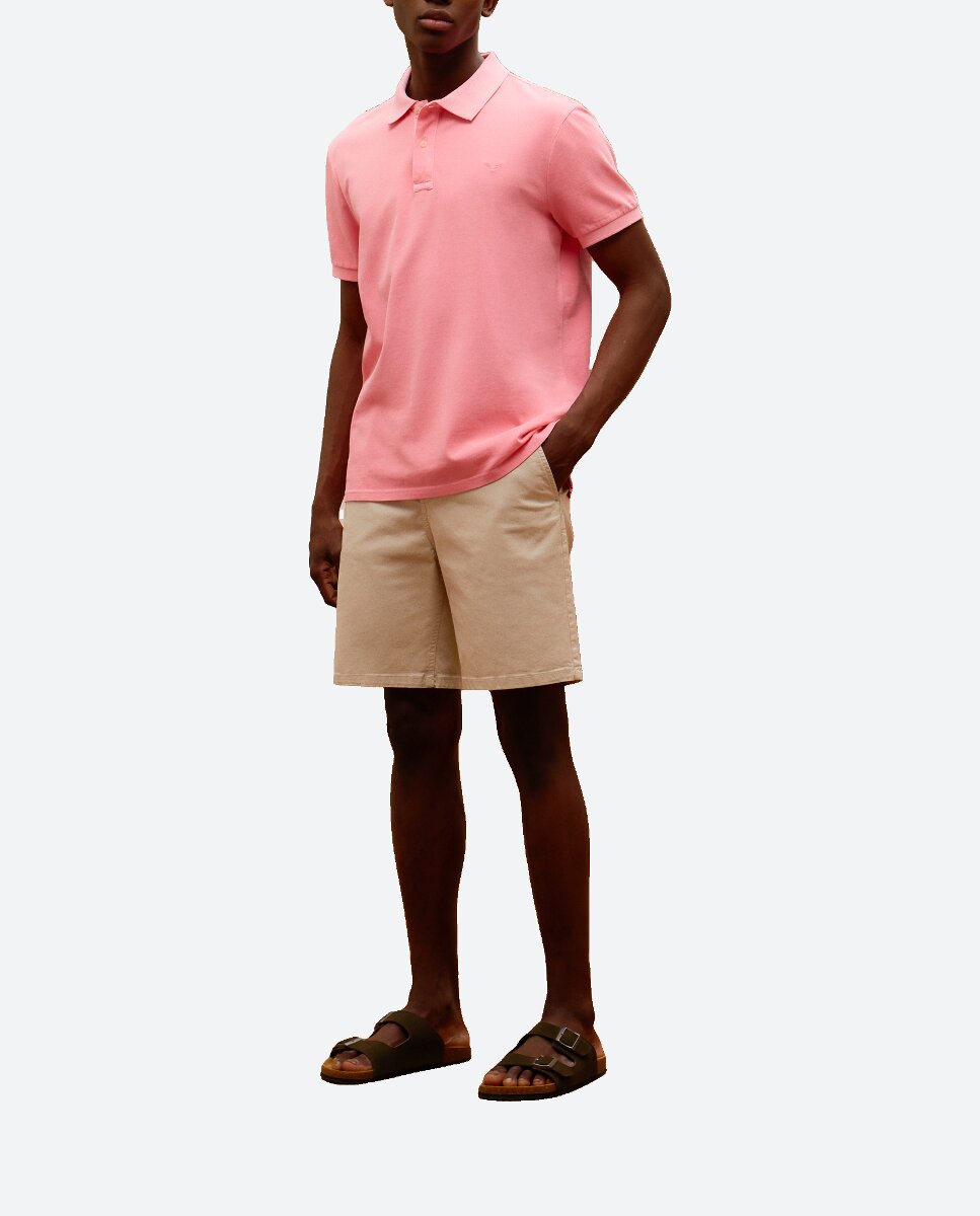 Imagen 0 de Polo manga corta básico garment dye
