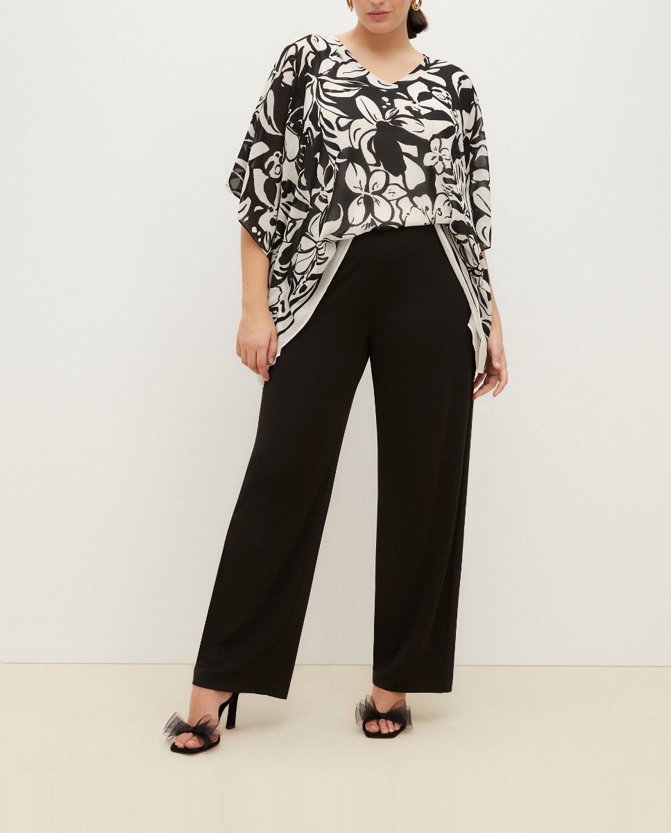 Imagen 0 de Blusa de mujer gasa estampada