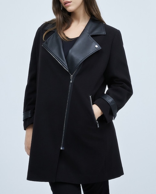 Imagen 0 de Chaquetón de mujer combinado