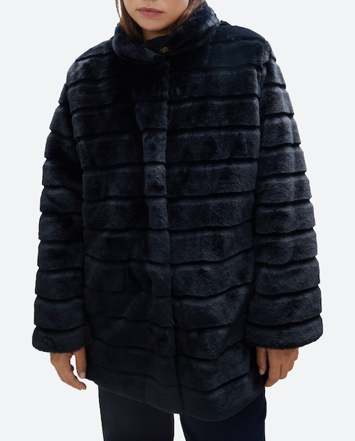 Imagen 0 de Chaquetón reversible con capucha de mujer