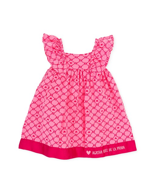 Imagen 0 de Vestido estampado con bordado ARP