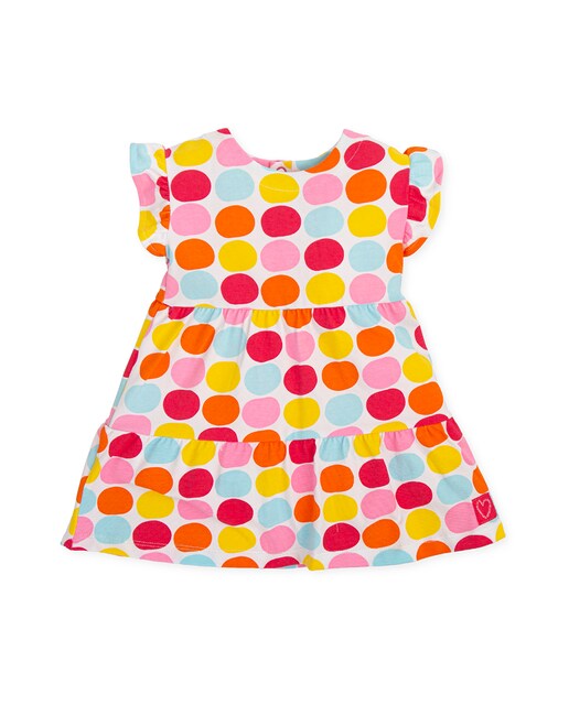 Imagen 0 de Vestido lunares multicolor