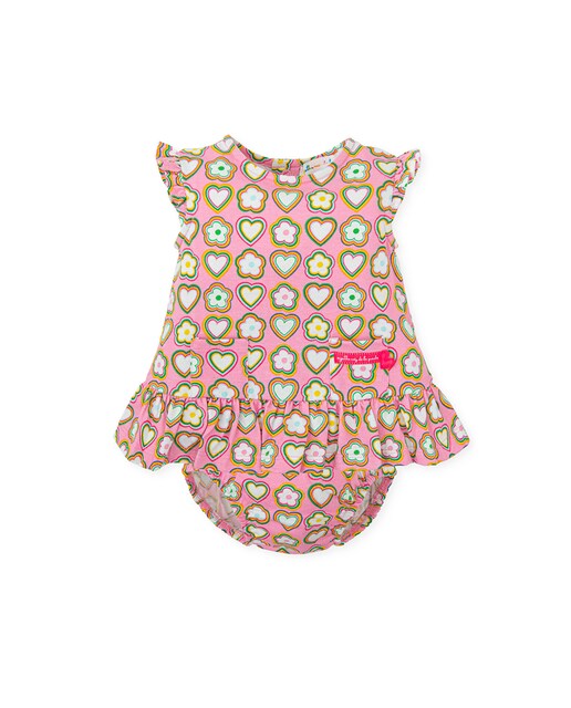 Imagen 0 de Vestido y braguita con estampado de iconos