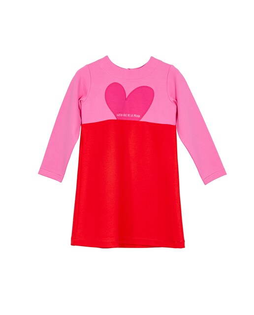 Imagen 0 de Vestido de niña corazón corte pecho
