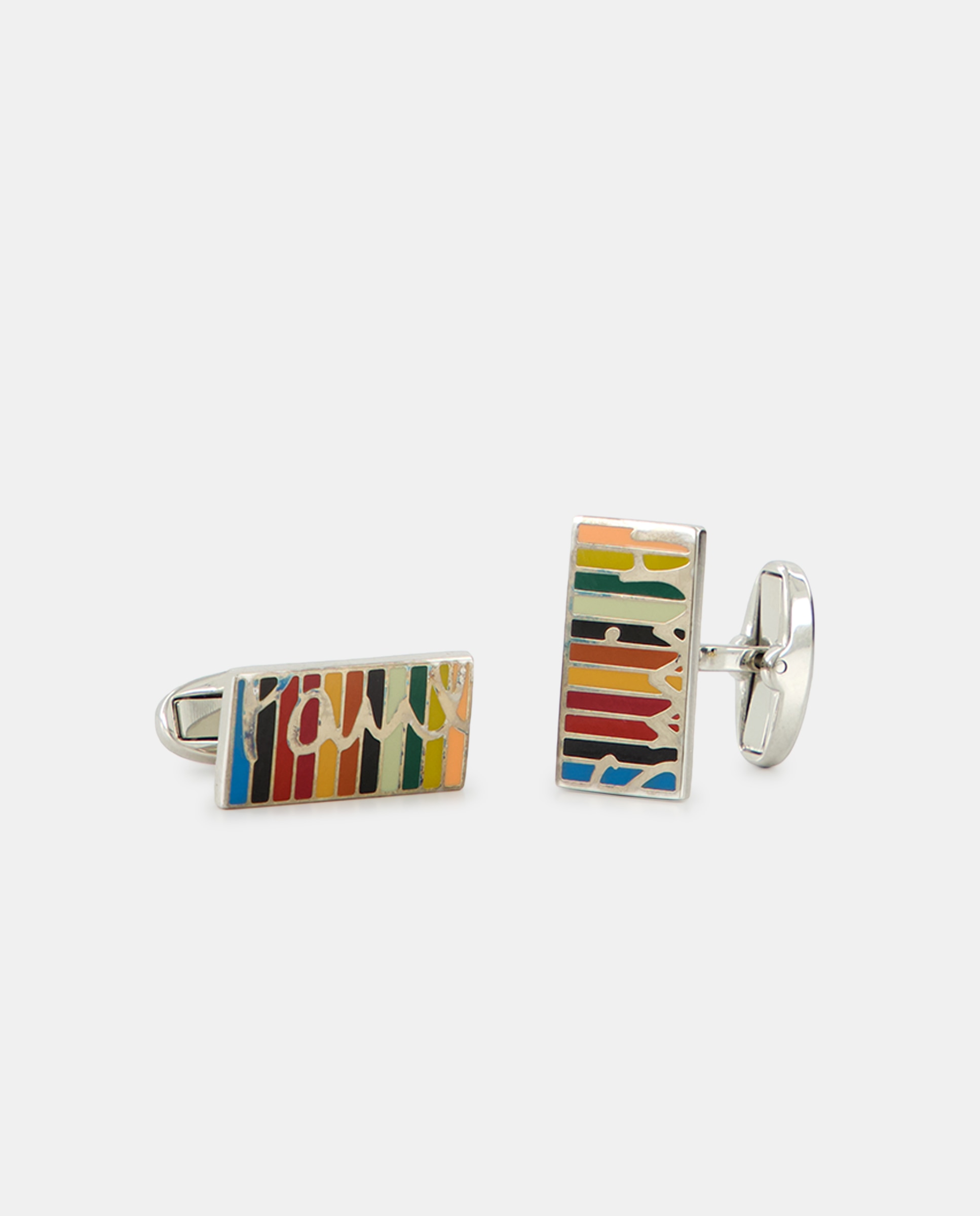 Imagen 0 de Gemelos multicolor de hombre con logo raya