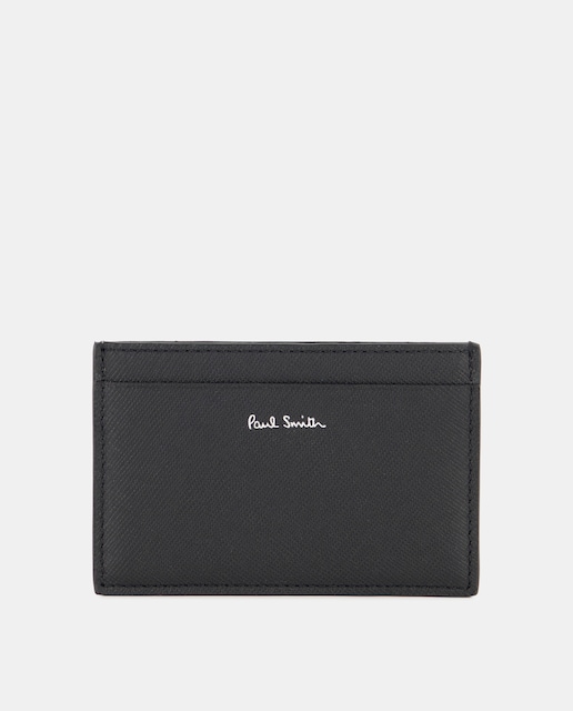 Imagen 0 de Tarjetero negro de hombre estampa  mini coche