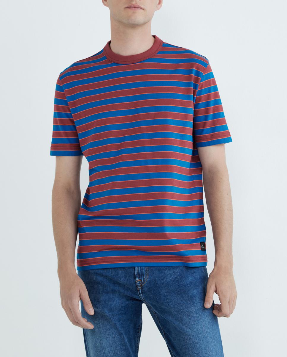 Imagen 0 de Camiseta de hombre manga corta rayas anchas