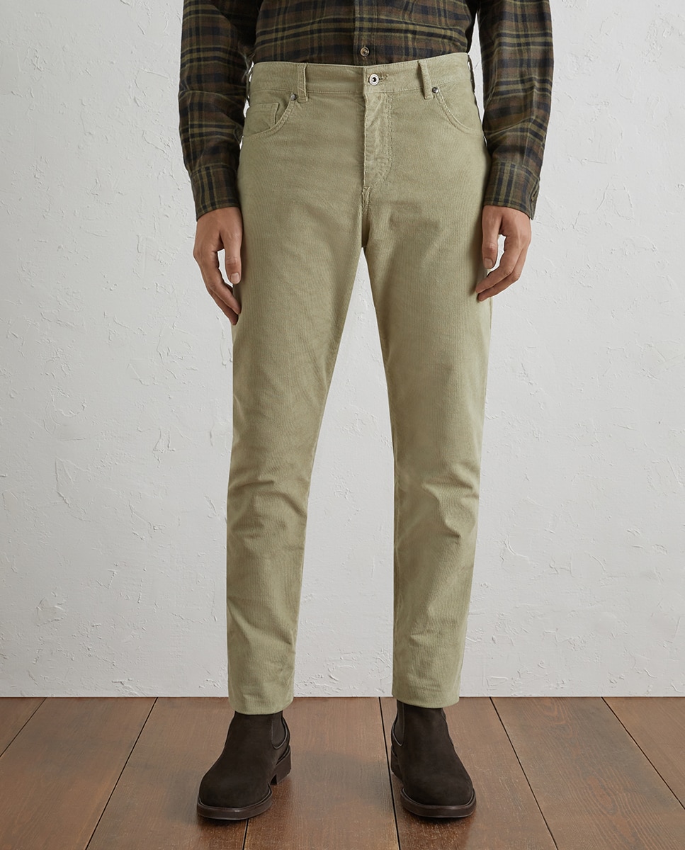 Imagen 0 de Pantalón 5 bolsillos pana fina de hombre