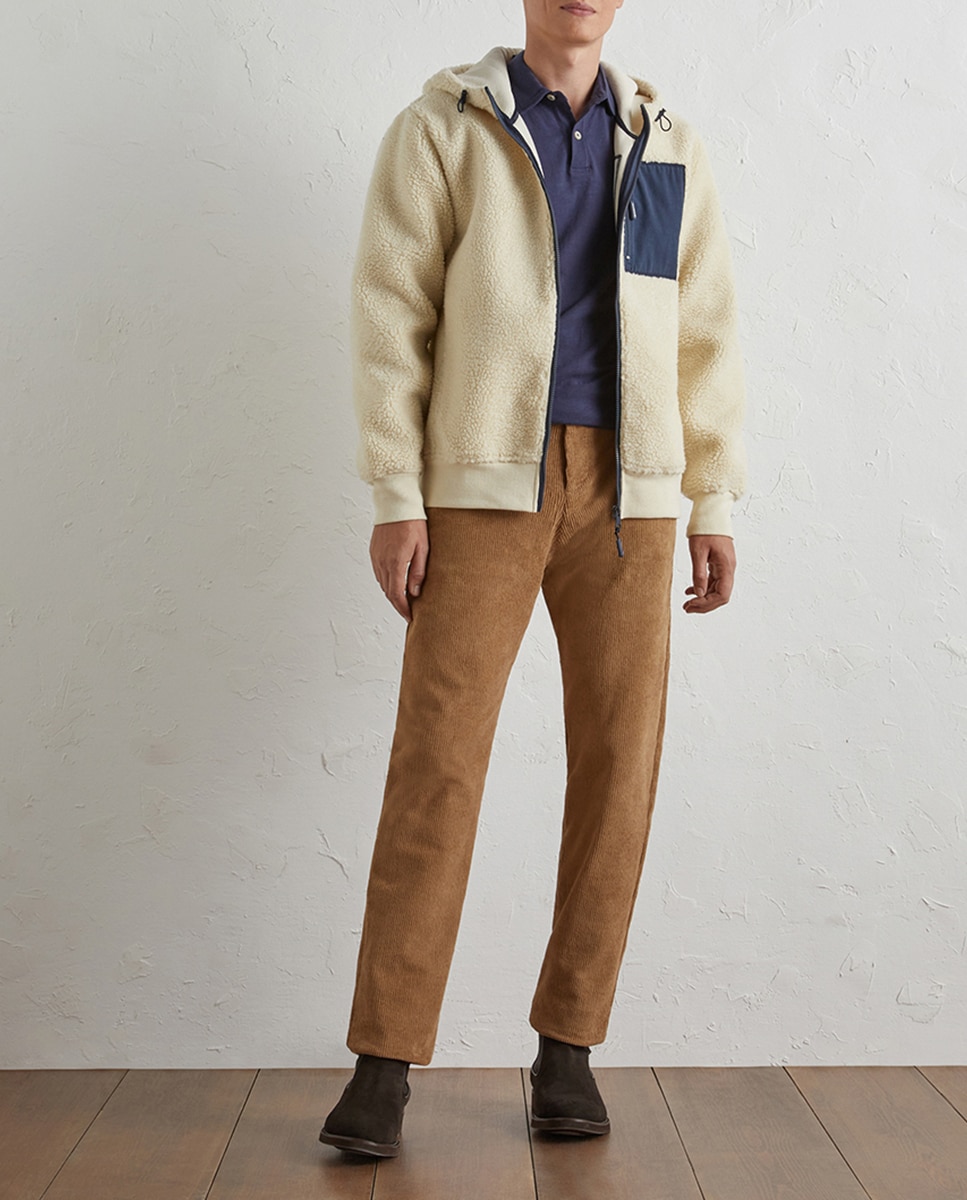 Imagen 0 de Pantalón chino pana gruesa de hombre