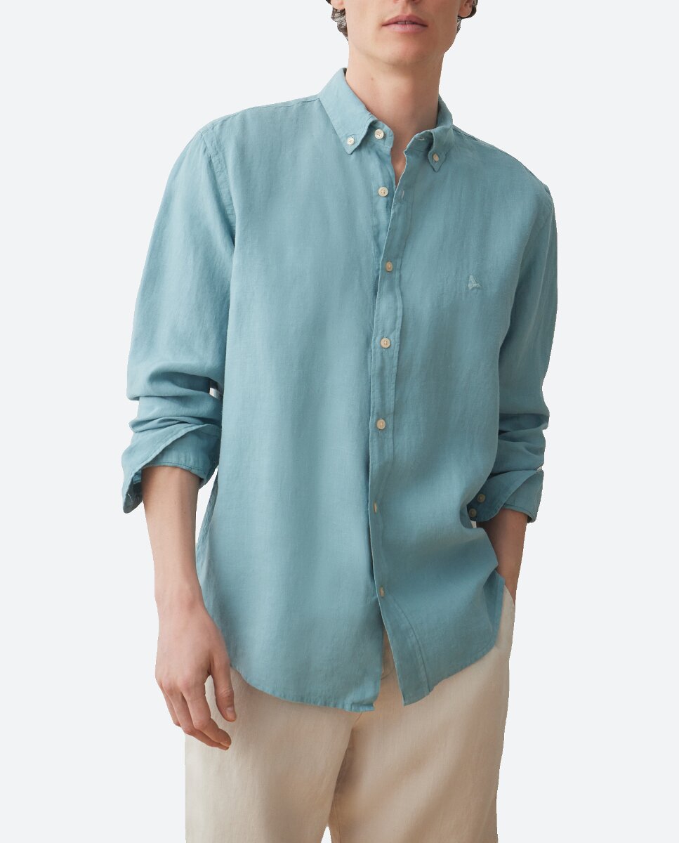 Imagen 0 de Camisa de hombre 100% lino