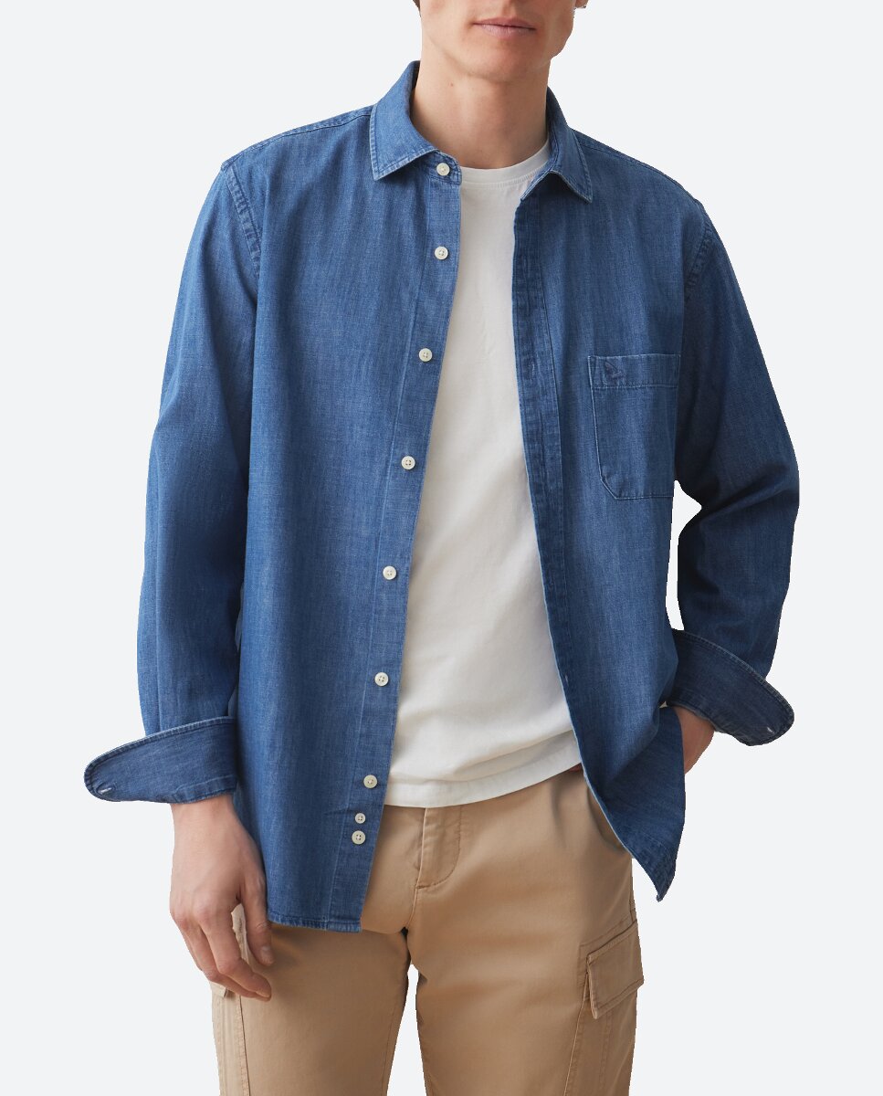 Imagen 0 de Camisa de hombre vaquera
