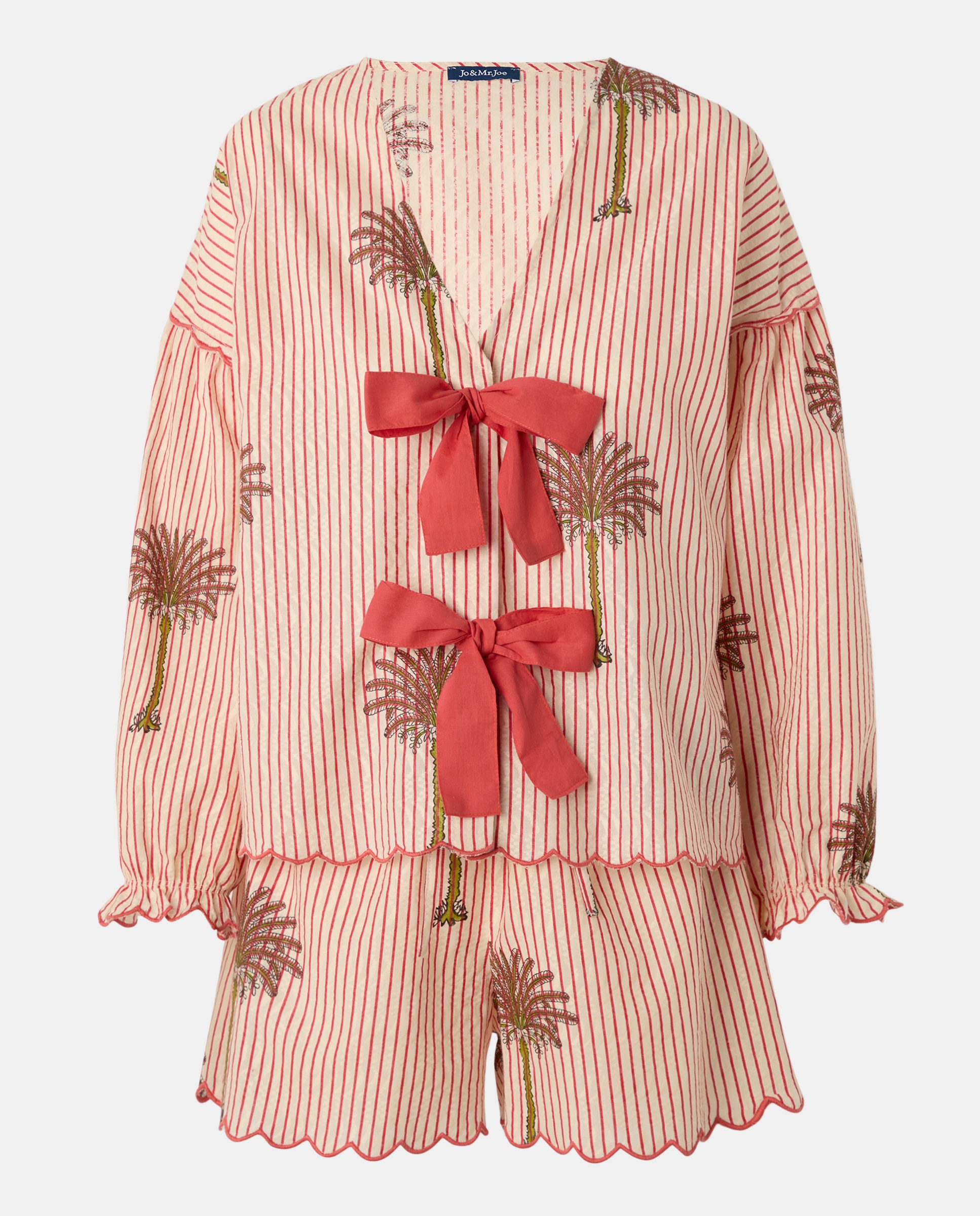 Imagen 0 de Conjunto de playa con detalles de lazos
