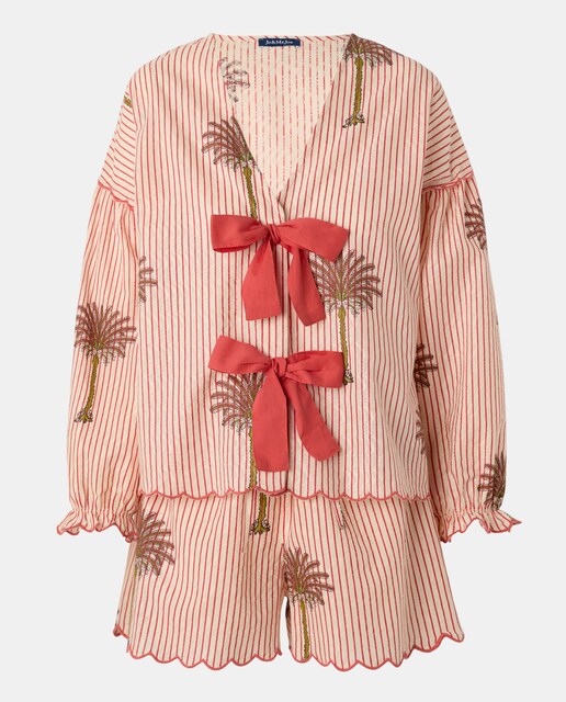 Imagen 0 de Conjunto de playa con detalles de lazos