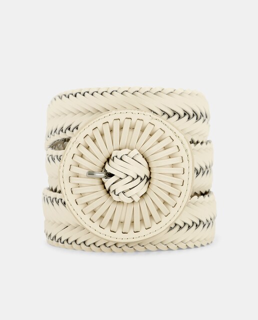 Imagen 0 de Cinturón trenzado con hebilla redonda