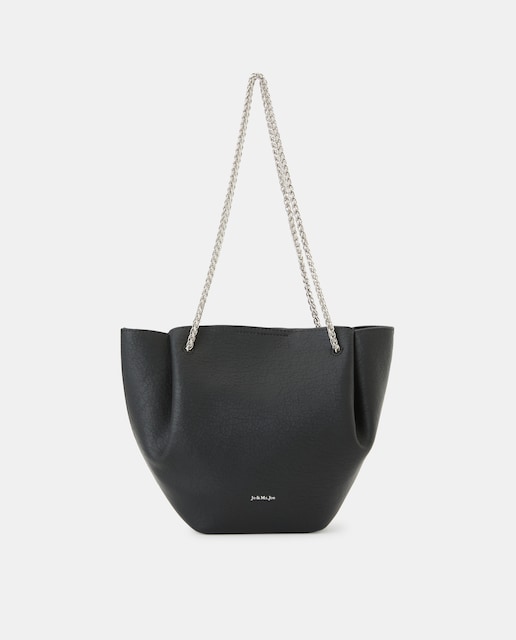 Imagen 0 de Bolso efecto piel craquelado con asa de c