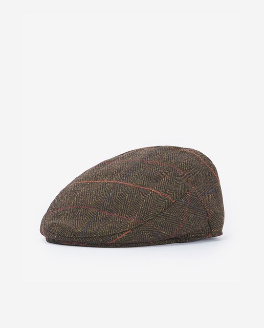 Imagen 0 de Gorra de hombre de diseño de espiga y visera de tachuelas