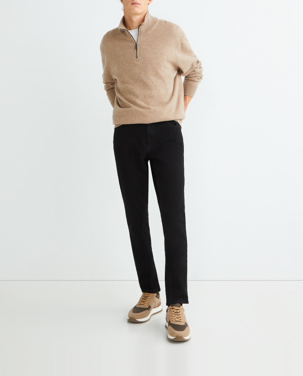 Imagen 0 de Vaqueros de hombre slim-fit negros