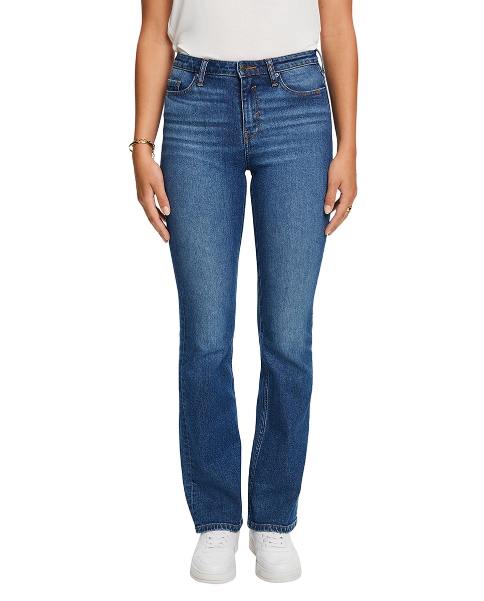 Imagen 0 de Vaqueros básicos bootcut de mujer 5 bolsillos