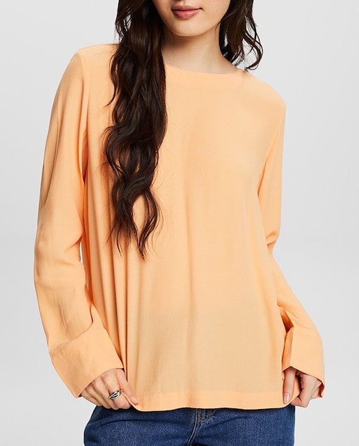 Imagen 0 de Blusa de mujer viscosa monocolor