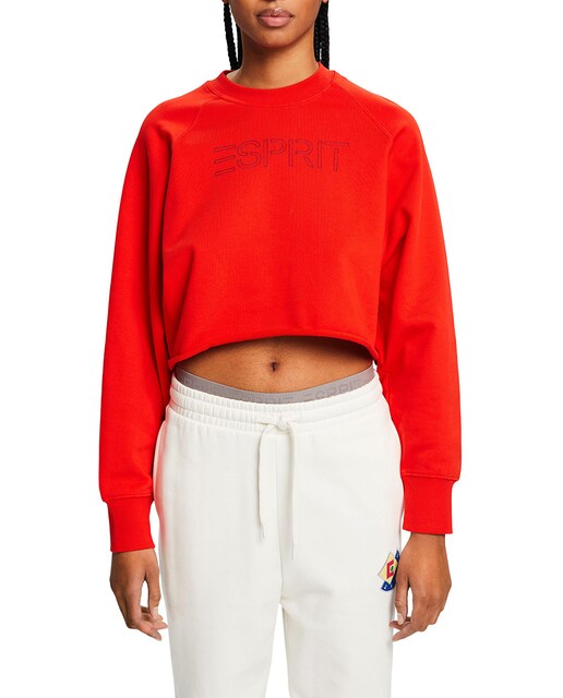 Imagen 0 de Sudadera cerrada de mujer corta logo