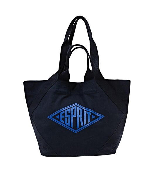 Imagen 0 de Bolso logo tipo shopper de mujer 100% algodón