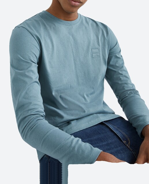 Imagen 0 de Camiseta manga larga de hombre con logo pequeño