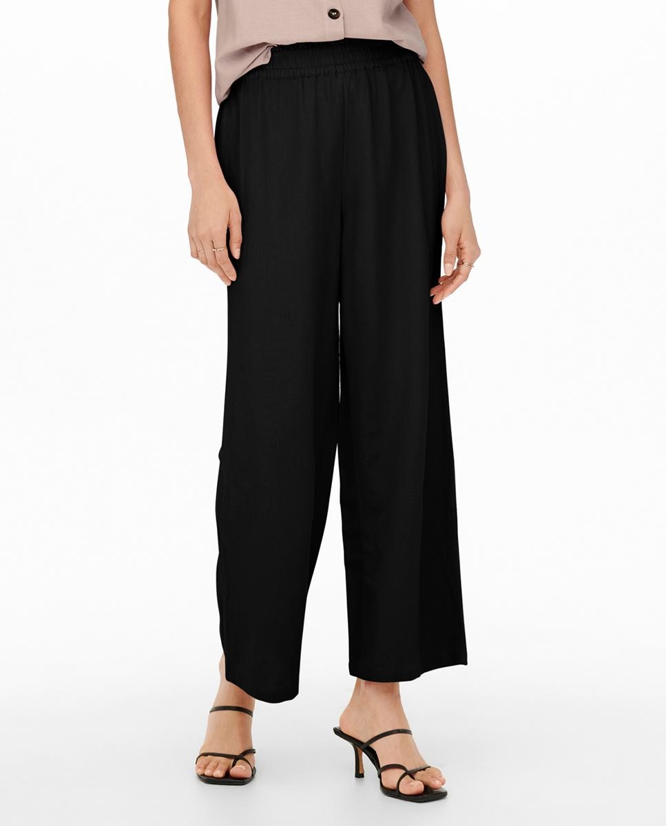 Imagen 0 de Pantalón culotte de mujer con cintura elástica
