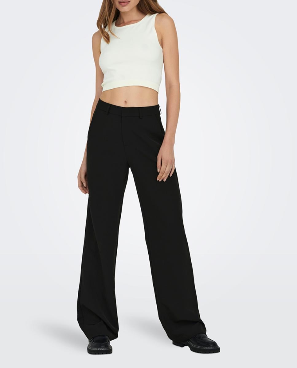 Imagen 0 de Pantalón de mujer ancho cintura alta