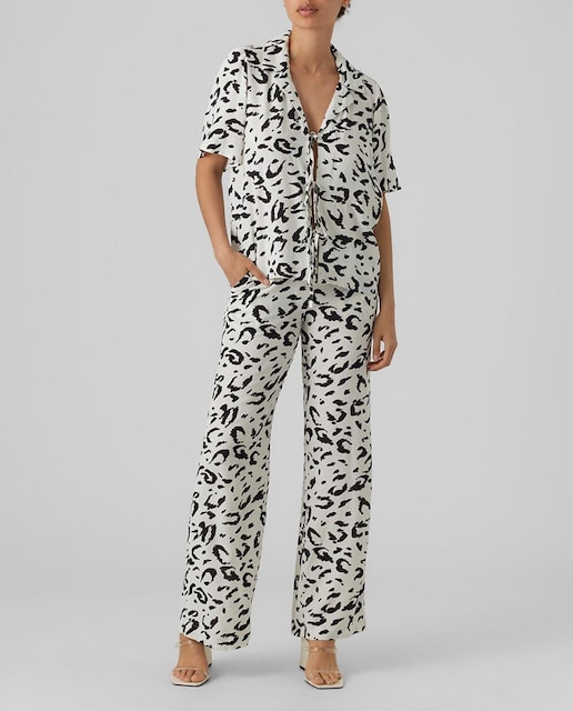 Imagen 0 de Pantalón largo estampado de mujer